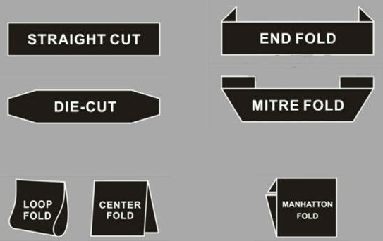 Custom high quality ultrasonic cut garment woven label