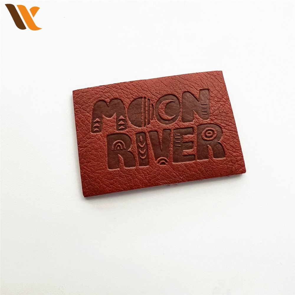 Wholesale Small Brown Genuine Leather Labels