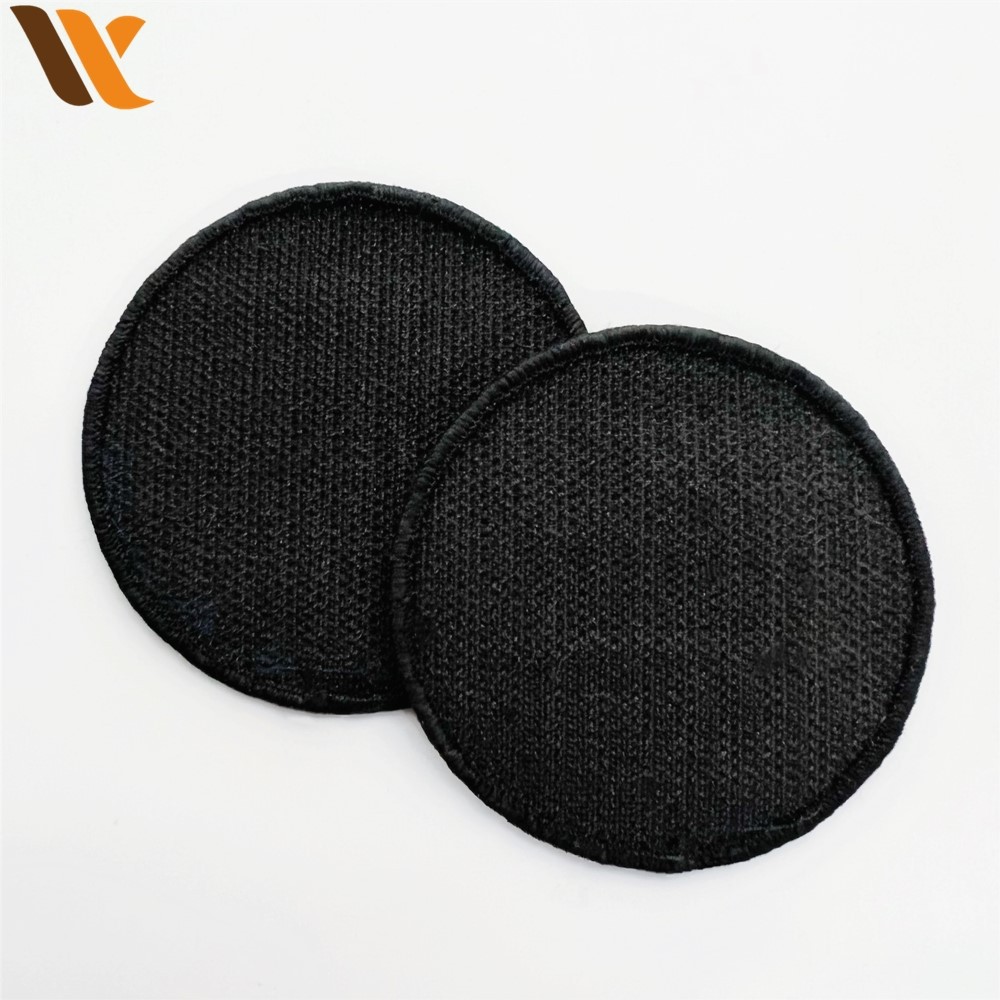 Black Woven Patch With Devil As Logo
