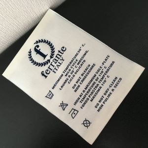 Label Gofal Golchi Gwehyddu Golchi Addasol