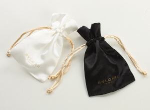 Priodas personol gemwaith rhodd Drawstring Favor cwdyn