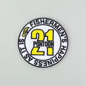 Bathodyn Haearn-Bad Patch Brodwaith Logo Personol